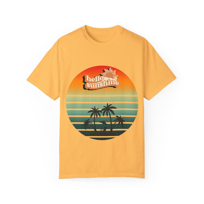 Hello Sunshine T-Shirt | Summer Vibes Graphic Tee