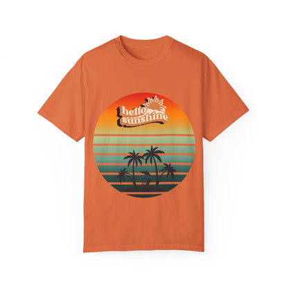 Hello Sunshine T-Shirt | Summer Vibes Graphic Tee