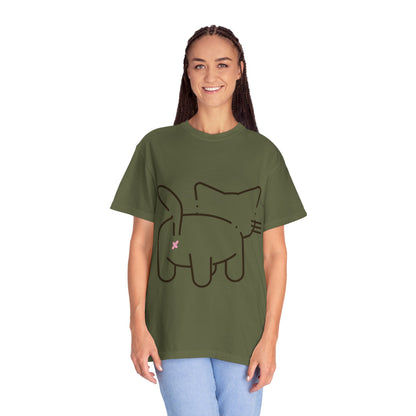 Funny Cat Outline T-Shirt | Cute Tee for Cat Lovers