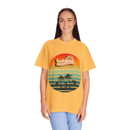 Hello Sunshine T-Shirt | Summer Vibes Graphic Tee