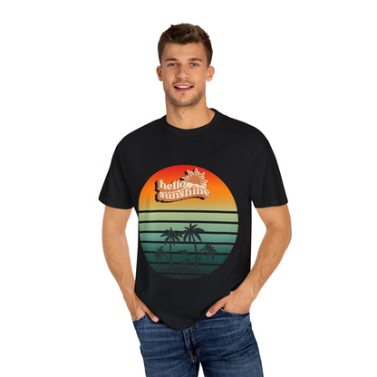 Hello Sunshine T-Shirt | Summer Vibes Graphic Tee