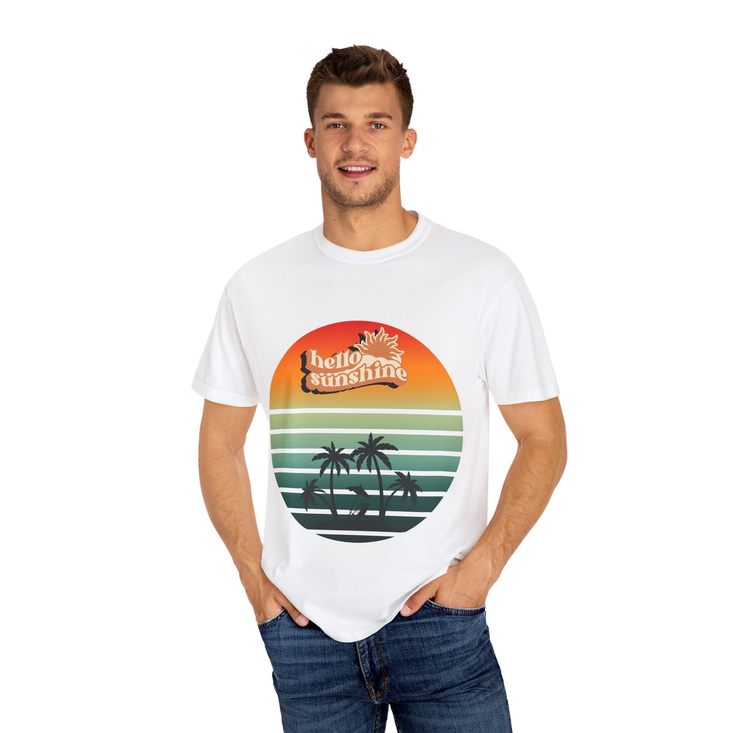 Hello Sunshine T-Shirt | Summer Vibes Graphic Tee