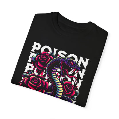 Graveyard Poison Snake Graphic T-Shirt – Gothic Aesthetic Tee