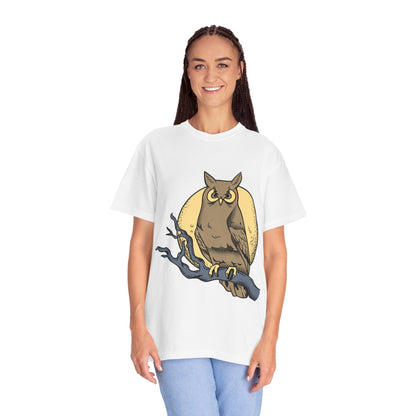 Moonlit Owl T-Shirt | Nature-Inspired Tee for Casual Outings