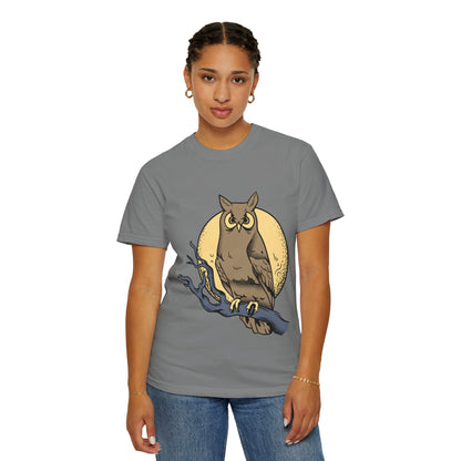 Moonlit Owl T-Shirt | Nature-Inspired Tee for Casual Outings