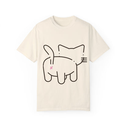 Funny Cat Outline T-Shirt | Cute Tee for Cat Lovers