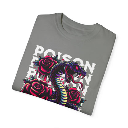 Graveyard Poison Snake Graphic T-Shirt – Gothic Aesthetic Tee