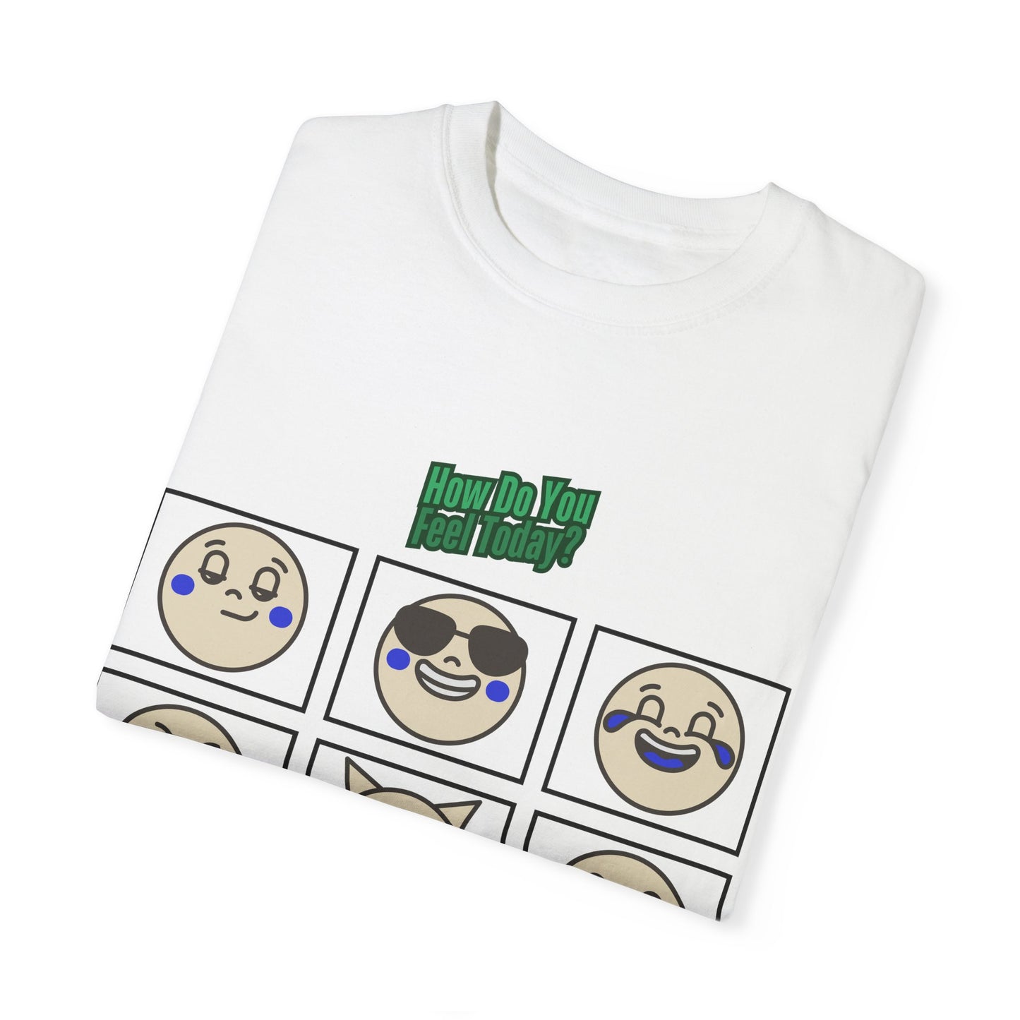 How Do You Feel Today Emoji T-Shirt | Fun & Playful Design