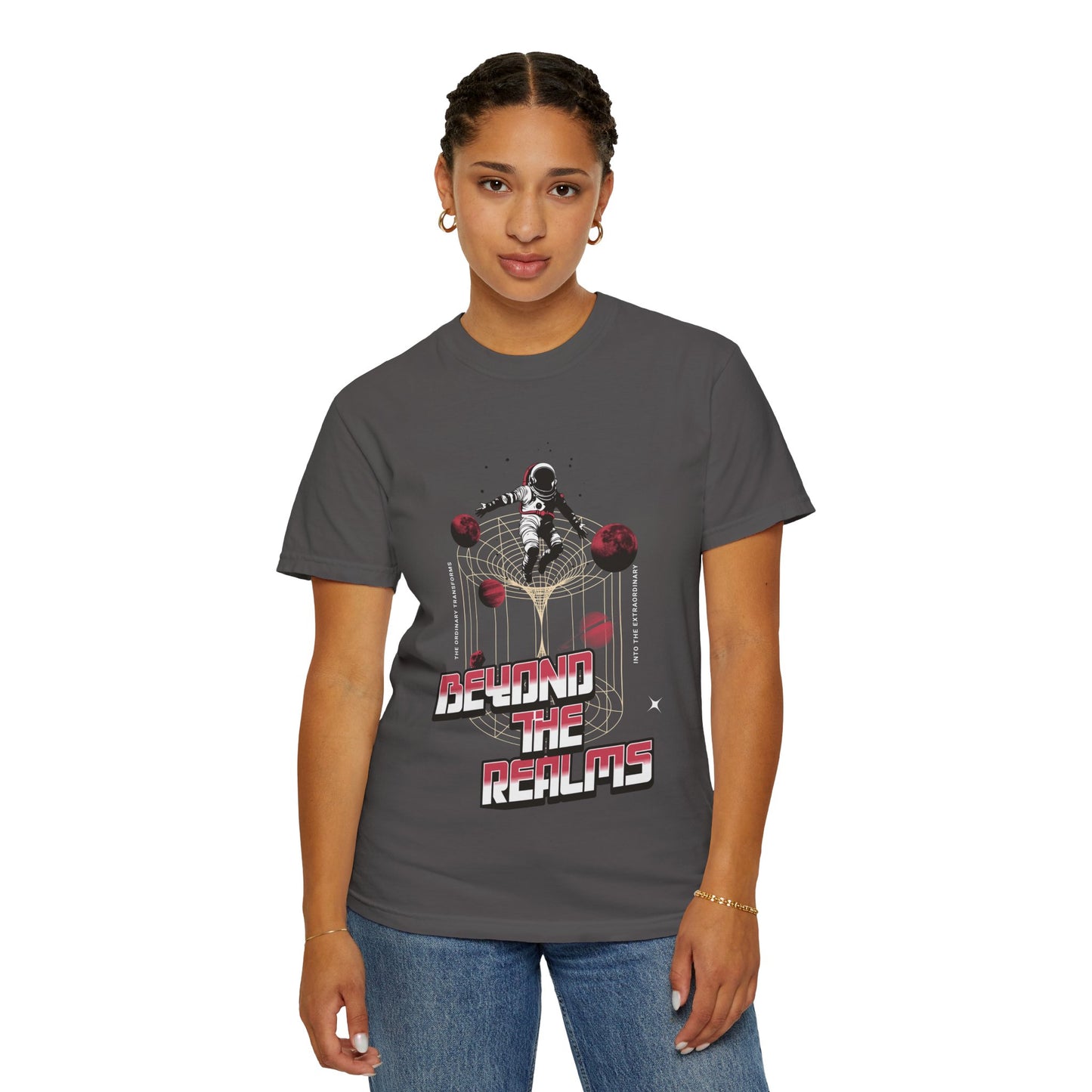 Beyond the Realms T-Shirt – Fantasy Adventure Graphic Tee for Dreamers & Explorers