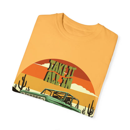 Take It All In Vintage T-Shirt | Adventure Lovers Graphic Tee