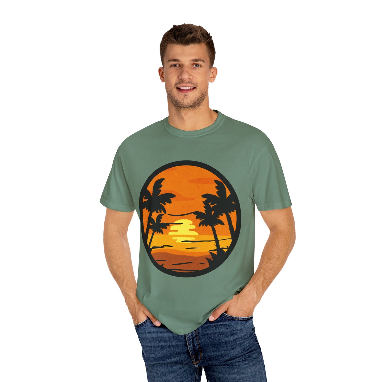 Sunset Vibes T-Shirt | Retro Aesthetic Summer Tee