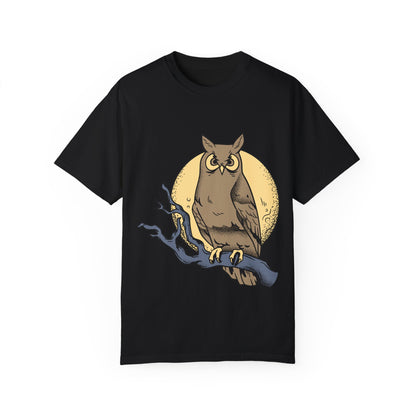 Moonlit Owl T-Shirt | Nature-Inspired Tee for Casual Outings