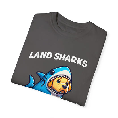 Land Shark Puppy T-Shirt – Funny Dog Graphic Tee for Shark & Pet Lovers