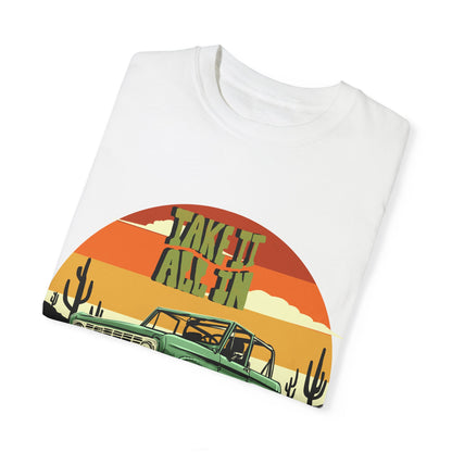 Take It All In Vintage T-Shirt | Adventure Lovers Graphic Tee