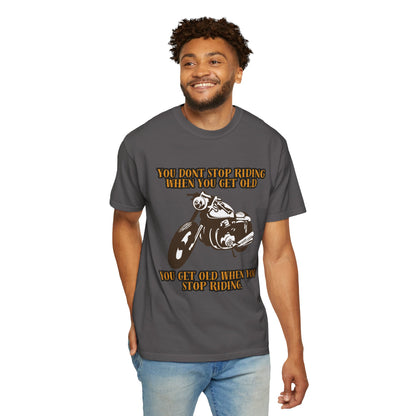 Vintage Motorcycle Quote Unisex T-Shirt for Riders