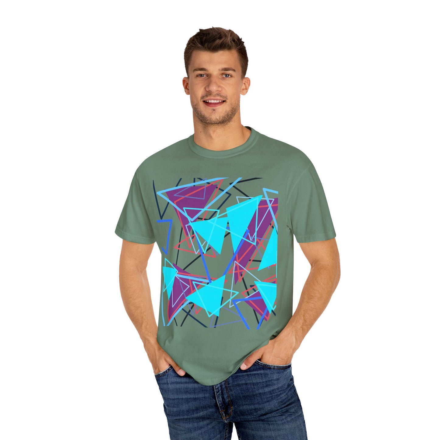 80s Retro Pattern T-Shirt | Vintage-Inspired Graphic Tee