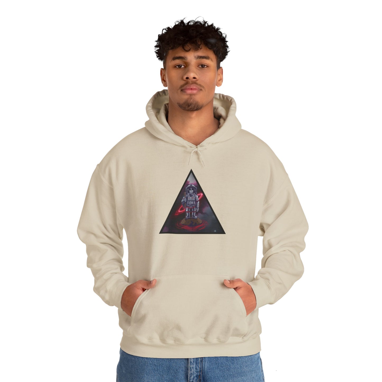 Galactic Nomad Hoodie Hooded Sweatshirt - Space Monkey Graphic Design