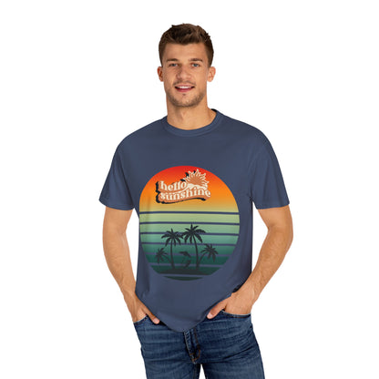 Hello Sunshine T-Shirt | Summer Vibes Graphic Tee