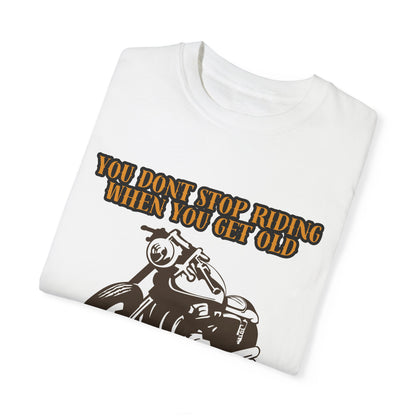 Vintage Motorcycle Quote Unisex T-Shirt for Riders