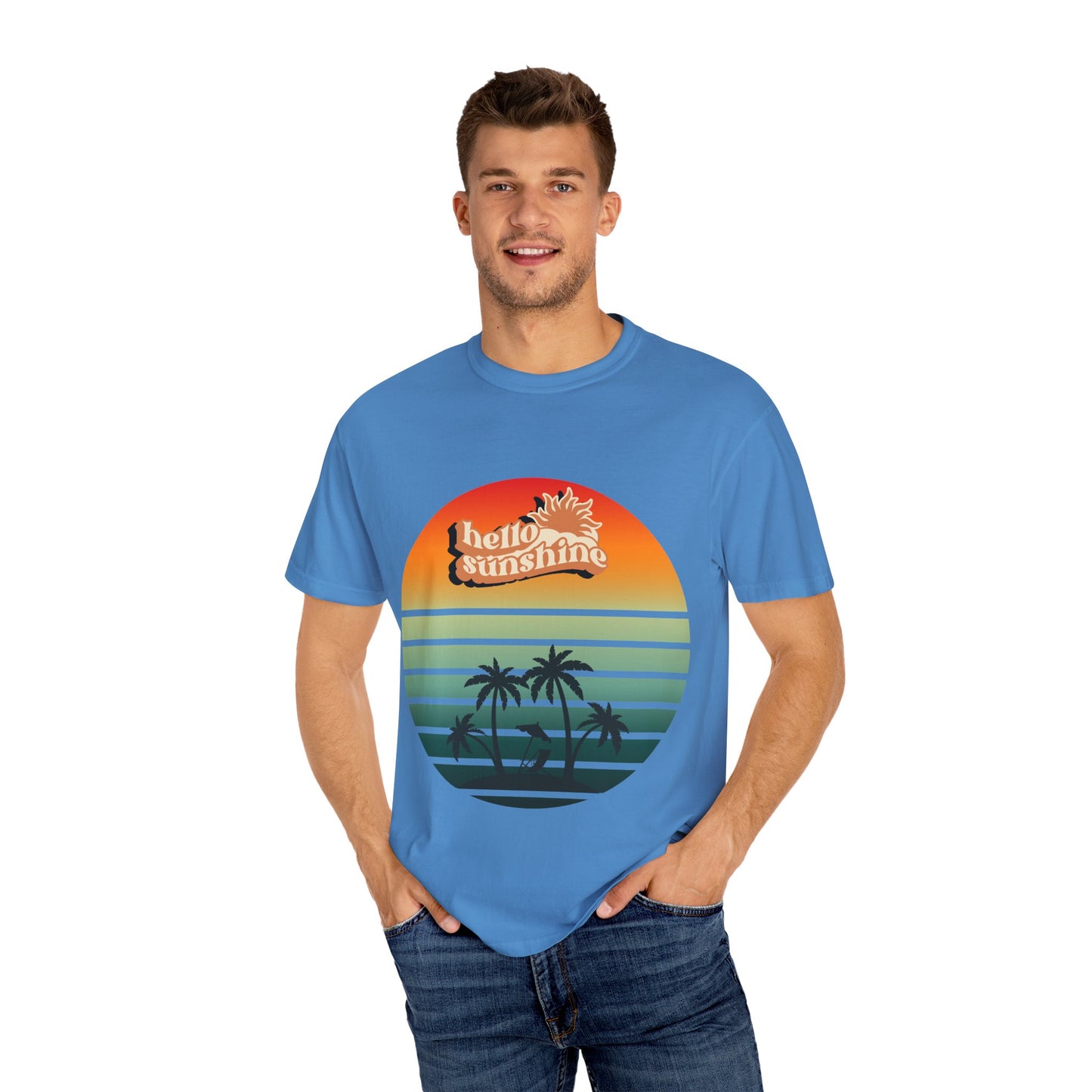 Hello Sunshine T-Shirt | Summer Vibes Graphic Tee