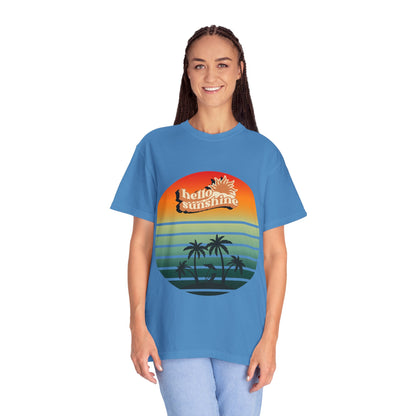 Hello Sunshine T-Shirt | Summer Vibes Graphic Tee