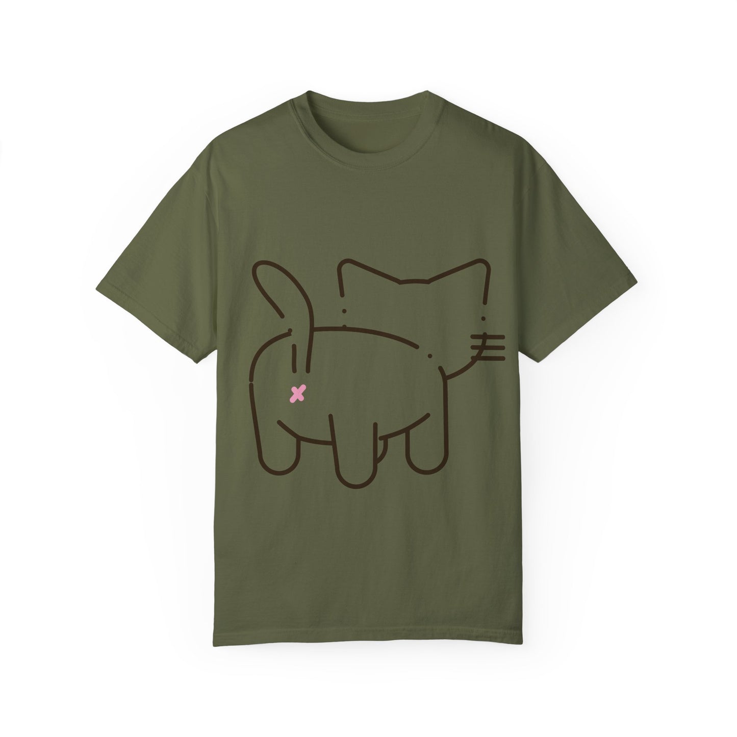 Funny Cat Outline T-Shirt | Cute Tee for Cat Lovers