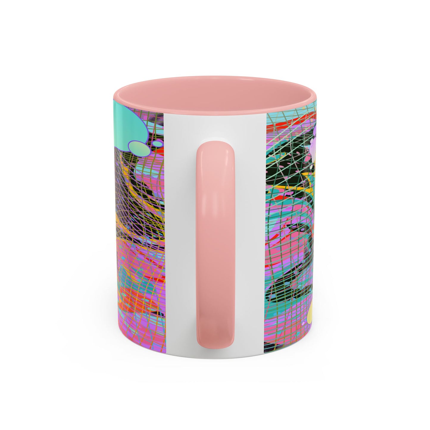 Trippy Kitty Ceramic Mug – Colorful Cat Design for a Fun & Psychedelic Vibe