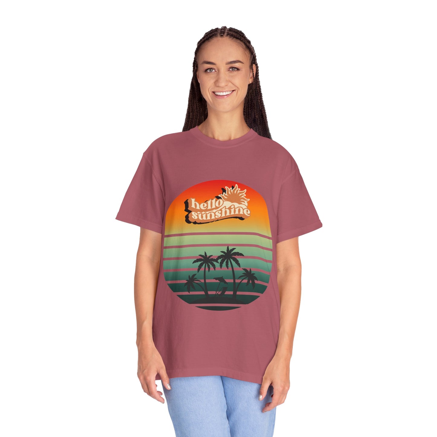 Hello Sunshine T-Shirt | Summer Vibes Graphic Tee