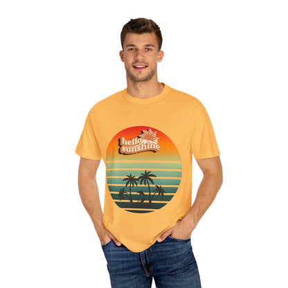 Hello Sunshine T-Shirt | Summer Vibes Graphic Tee