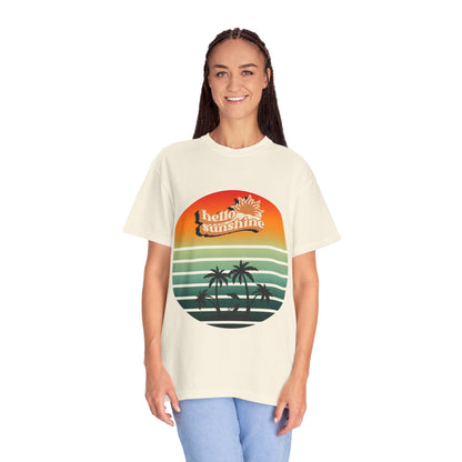 Hello Sunshine T-Shirt | Summer Vibes Graphic Tee