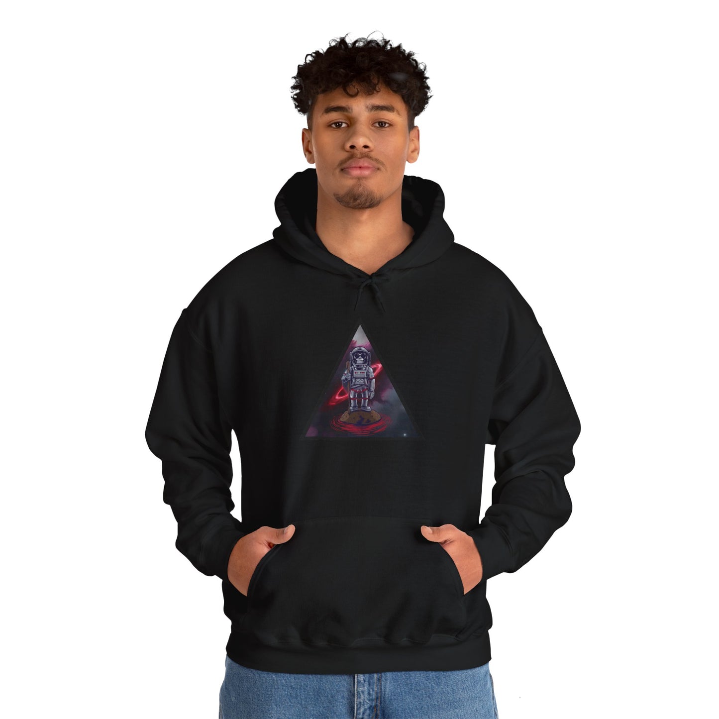 Galactic Nomad Hoodie Hooded Sweatshirt - Space Monkey Graphic Design